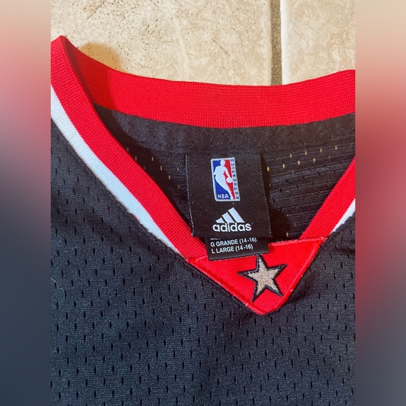 Vintage YOUTH 14-16 LARGE Adidas Sixers Jersey ELTON BRAND - Picture 4 of 6